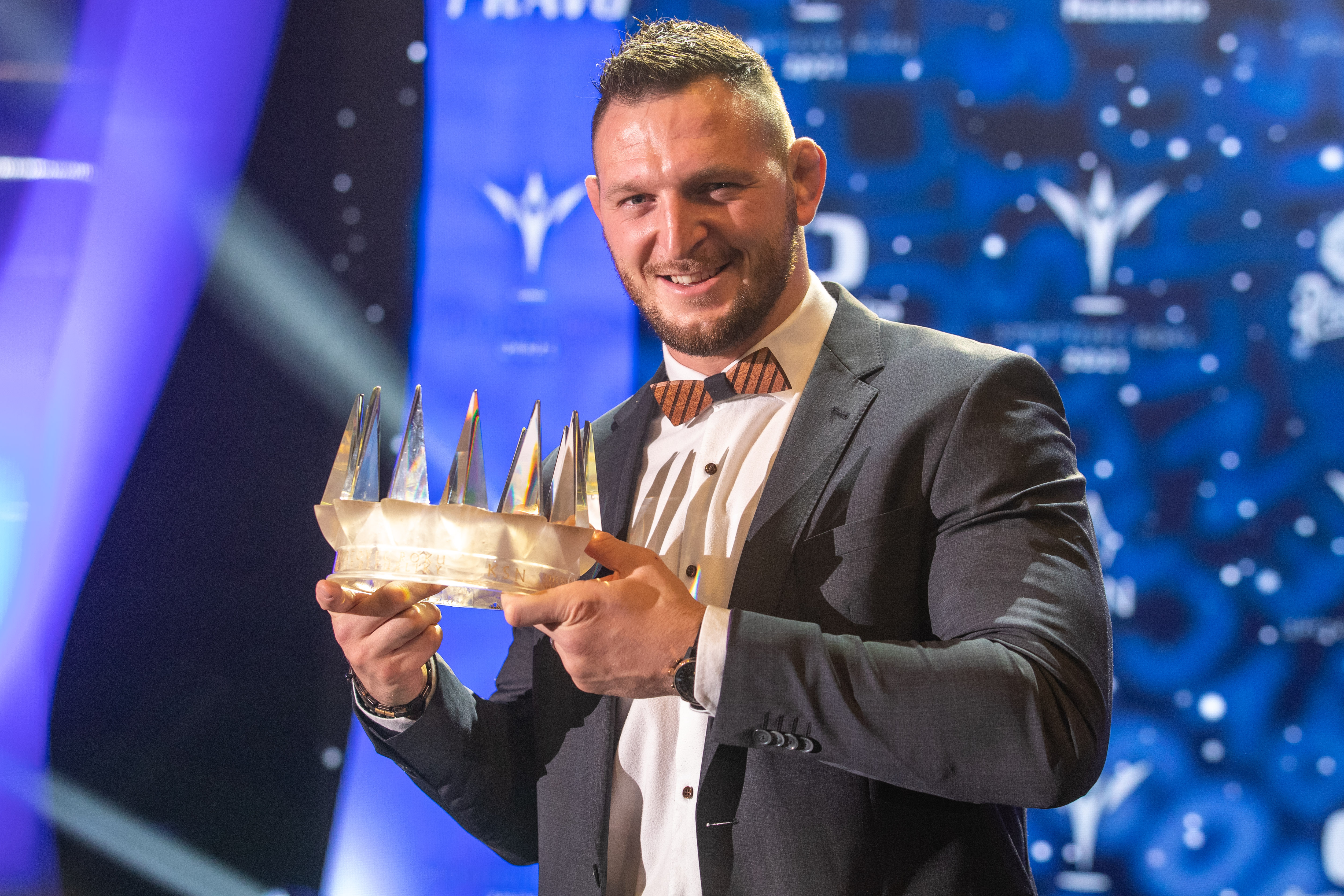 Lukáš Krpálek při převzetí ocenění Sportovec roku