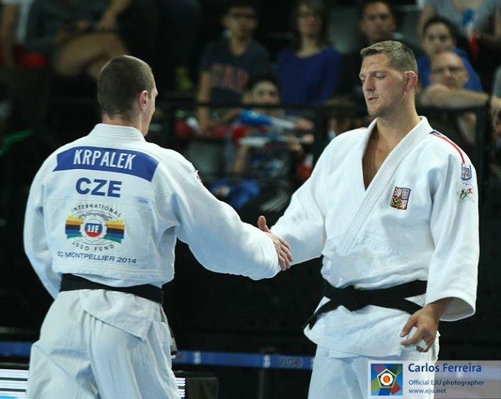 Lukáš Krpálek na mistrovství Evropy v Montpellier 2014