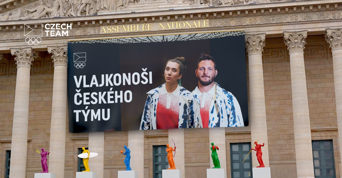 Oficiální vizuál Lukáše Krpálka na olympiádě v Paříži